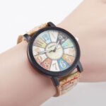 Casual Vintage Leather Women Quartz Wrist Watch Gift Clock - Image 3