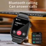 G93 New Smart Watch Men Women 1.85'' Square Screen Sports Waterproof BT Call Heart Rate Tracker Clock Men SmartWatch - Image 5