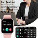 ZL54CJ Square Smartwatch Women BT Call Heart Rate Sport Mode Fitness Tracker Waterproof Smart Watch Men For IOS Android - Image 3