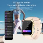 G93 New Smart Watch Men Women 1.85'' Square Screen Sports Waterproof BT Call Heart Rate Tracker Clock Men SmartWatch - Image 7